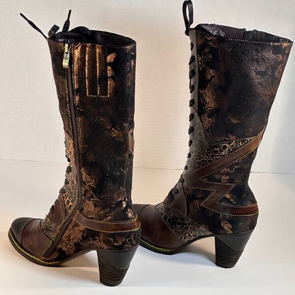 Women's size 6.5 Glamour Boots tall - Picture 15 of 16